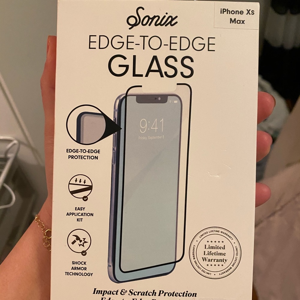 Sonix iPhone X/XS MAX Glass Screen-protector NWOT